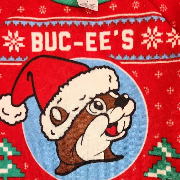 Buc-ee's Red Christmas Sweater - Picture 3 of 5
